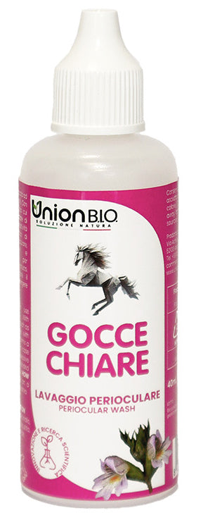 Gocce chiare detergente per occhi cavallo
