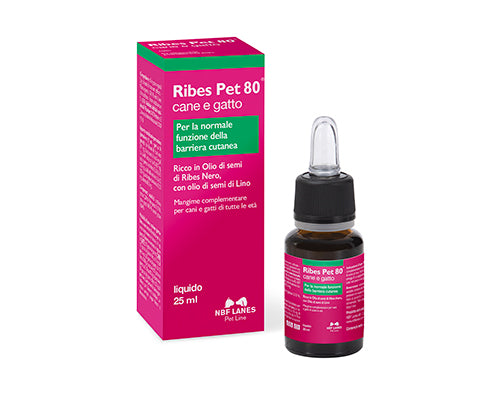 Ribes pet 80 gocce olio 25 ml con contagocce
