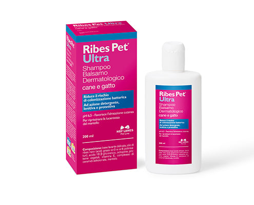Ribes pet shampoo balsamo flacone 200 ml