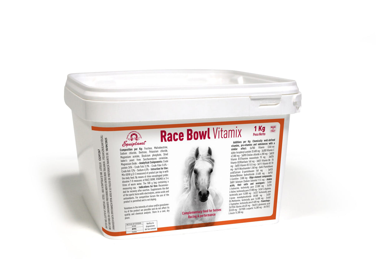 Race Bowl Vitamix Mangime complementare a base di vitamine, aminoacidi e sali minerali