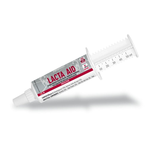 Lacta Aid è un mangime complementare che aiuta a contrastare la produzione di acido lattico